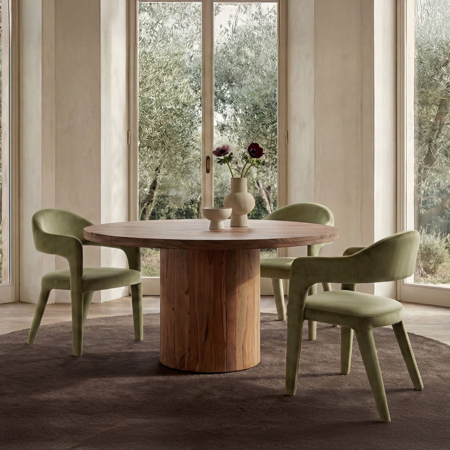 Taran - Dining Table - Brown