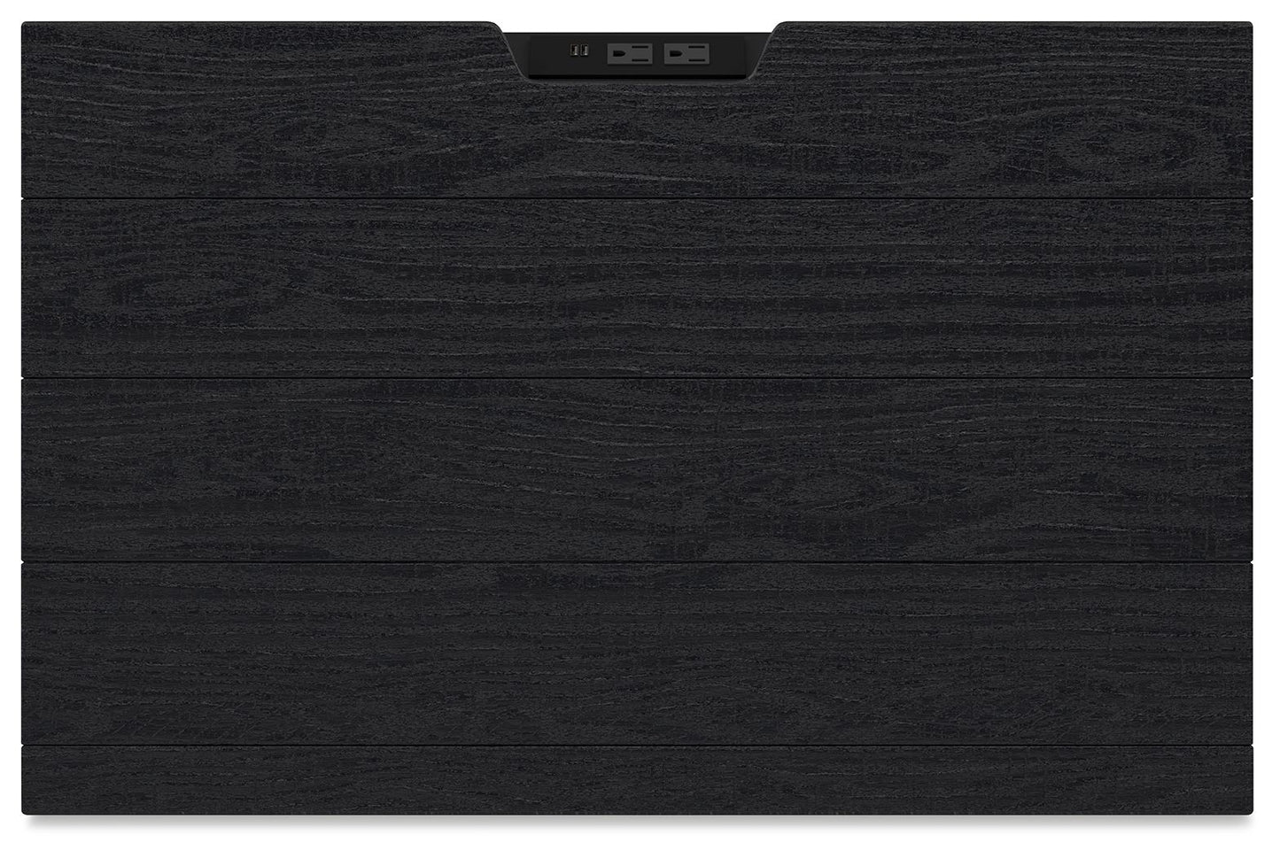 Londer - Black - Two Drawer Night Stand