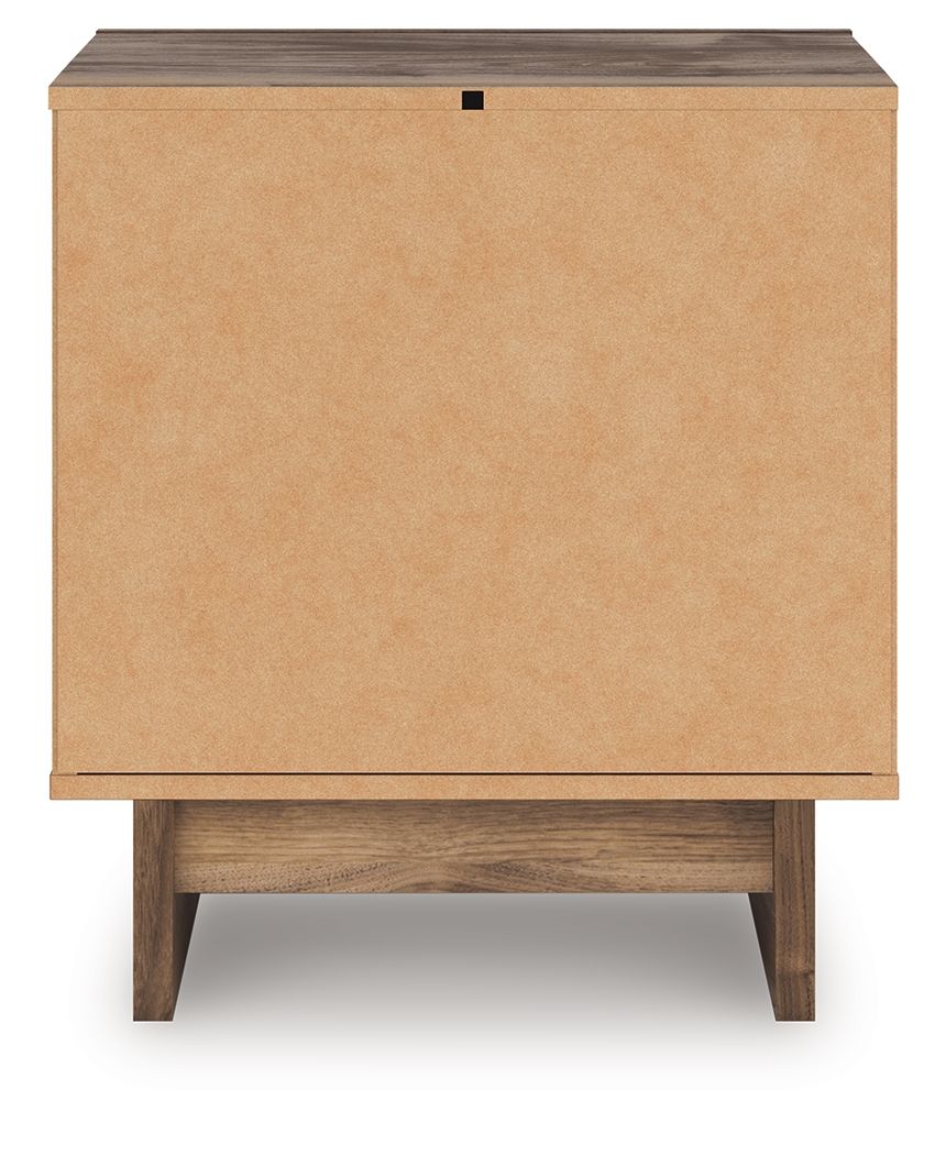 Chirason - Brown - Two Drawer Night Stand