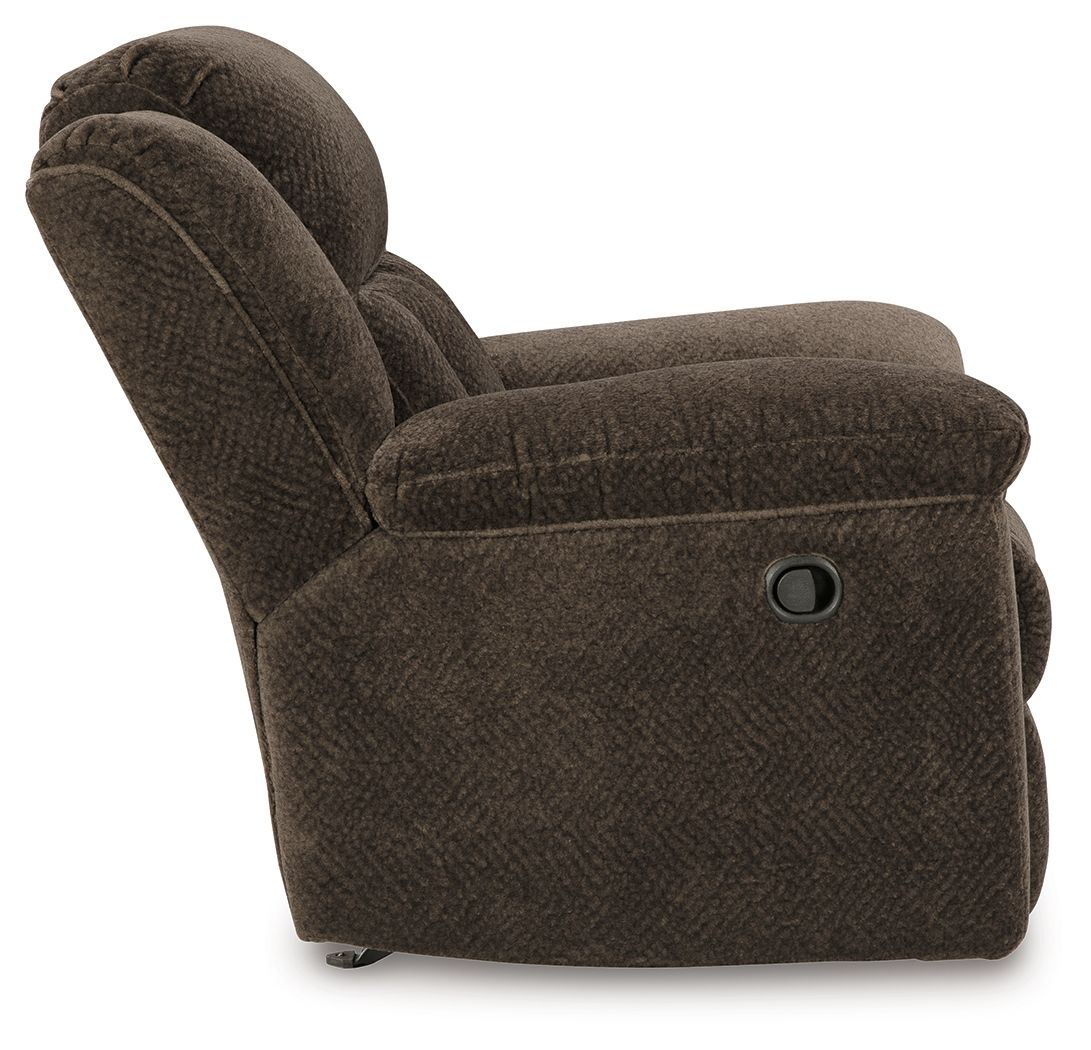 Frohn - Rocker Recliner - Fabric - Chocolate