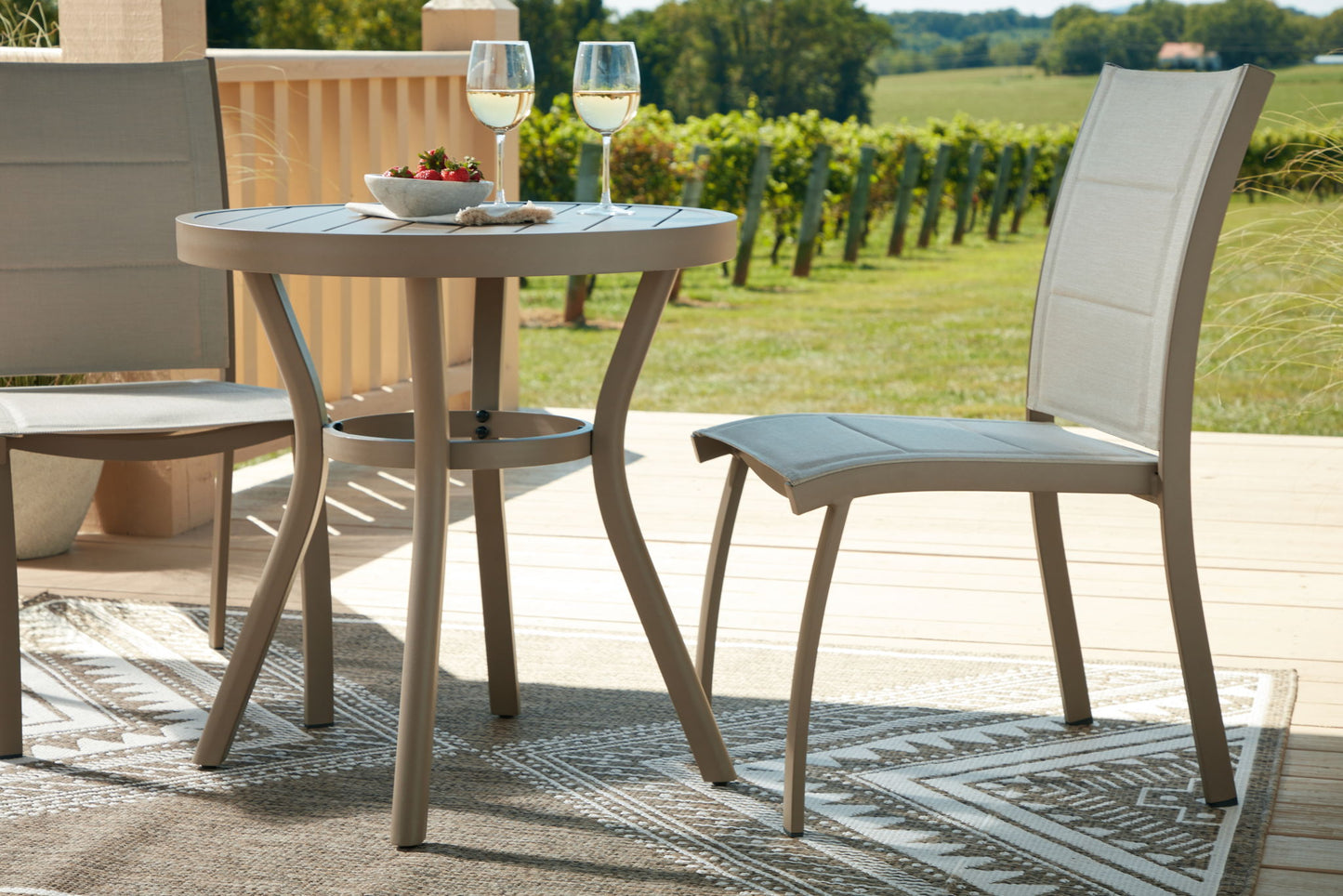 Mission Beach - Chairs With Table Set (Set of 3) - Beige