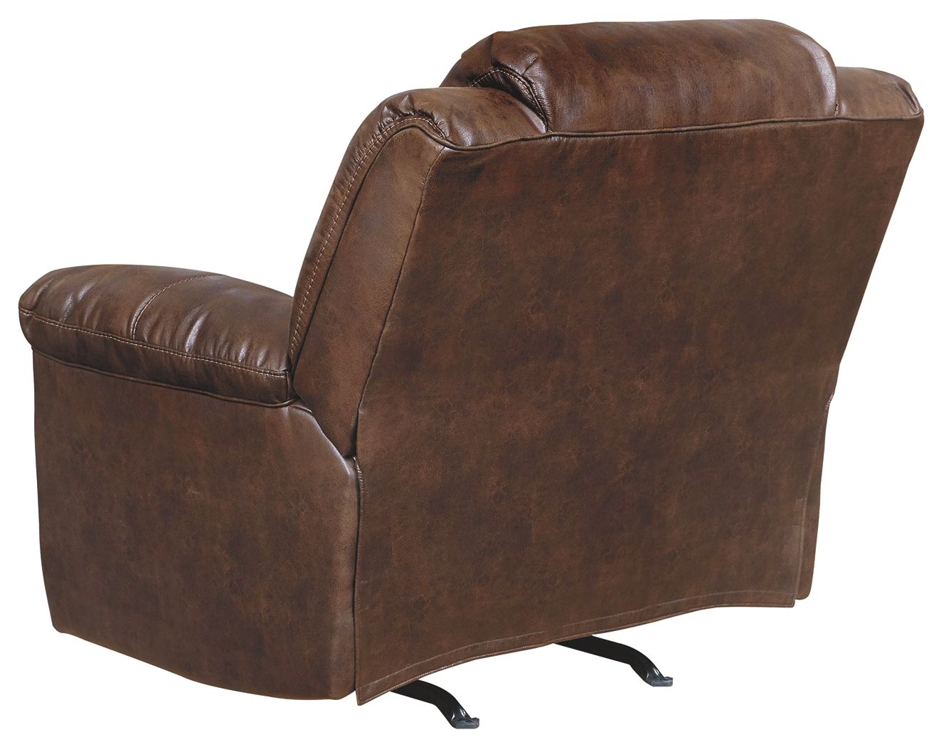 Stoneland - Power Rocker Recliner - Faux Leather - Chocolate