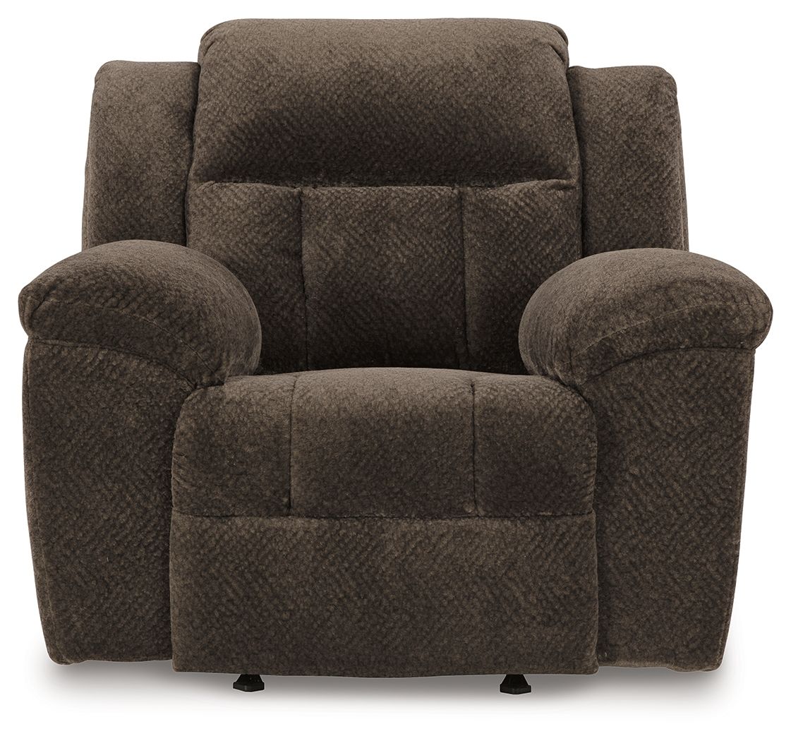 Frohn - Rocker Recliner - Fabric - Chocolate