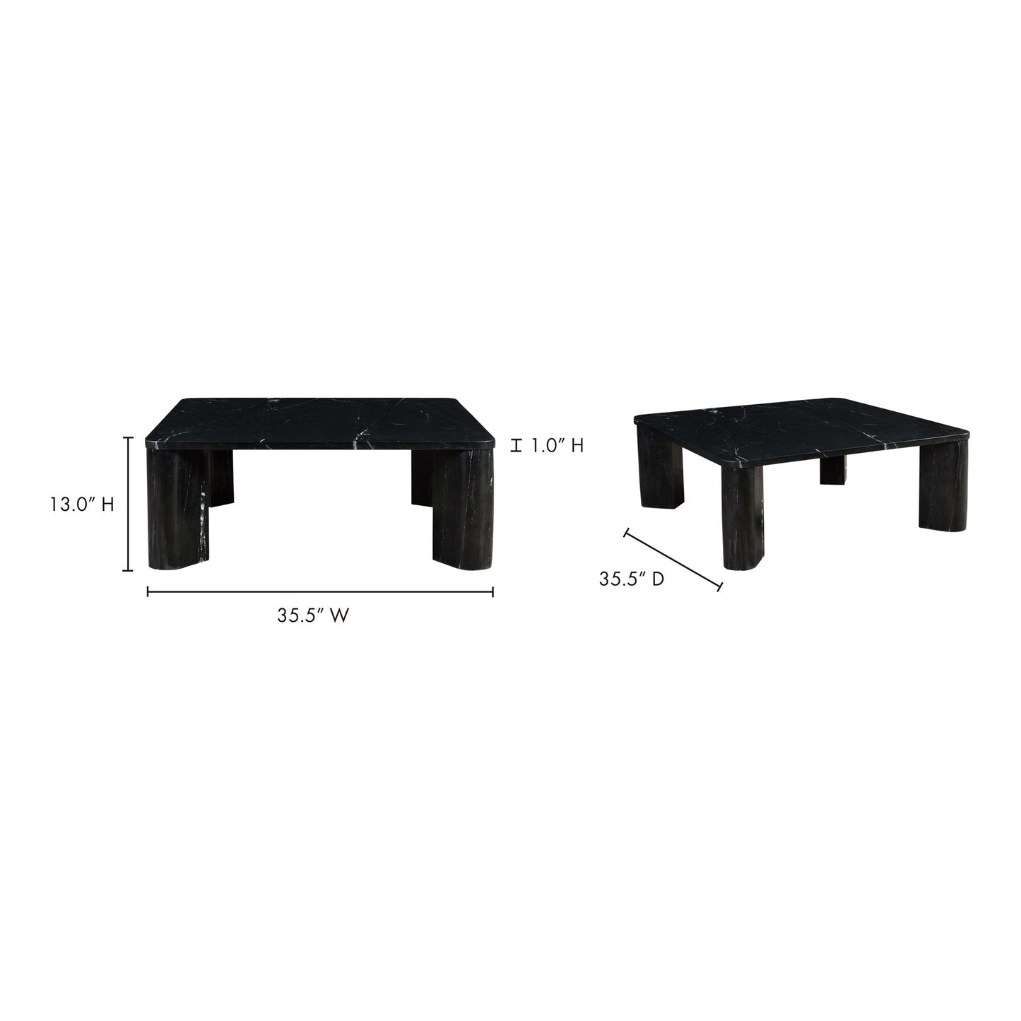 Segment - Coffee Table - Black Matrix