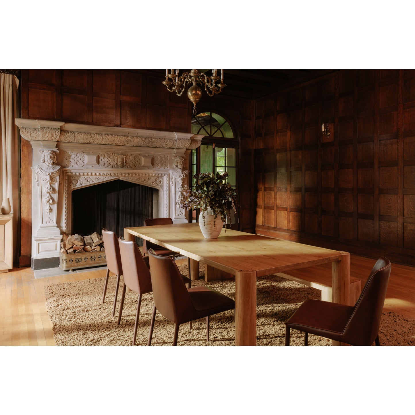 Post - Large Dining Table - Oak Natural