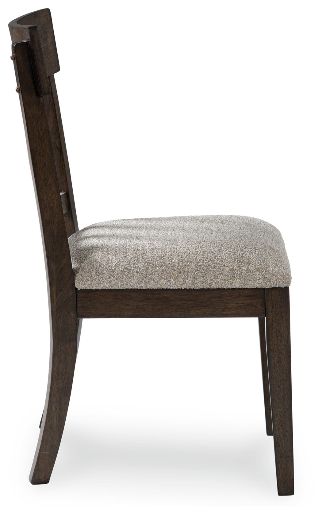 Veramond - Gray / Dark Brown - Dining Upholstered Slat Back Side Chair (Set of 2)