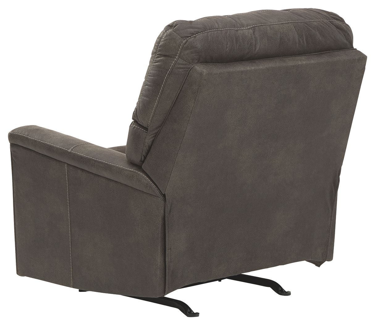 Navi - Rocker Recliner - Faux Leather - Smoke