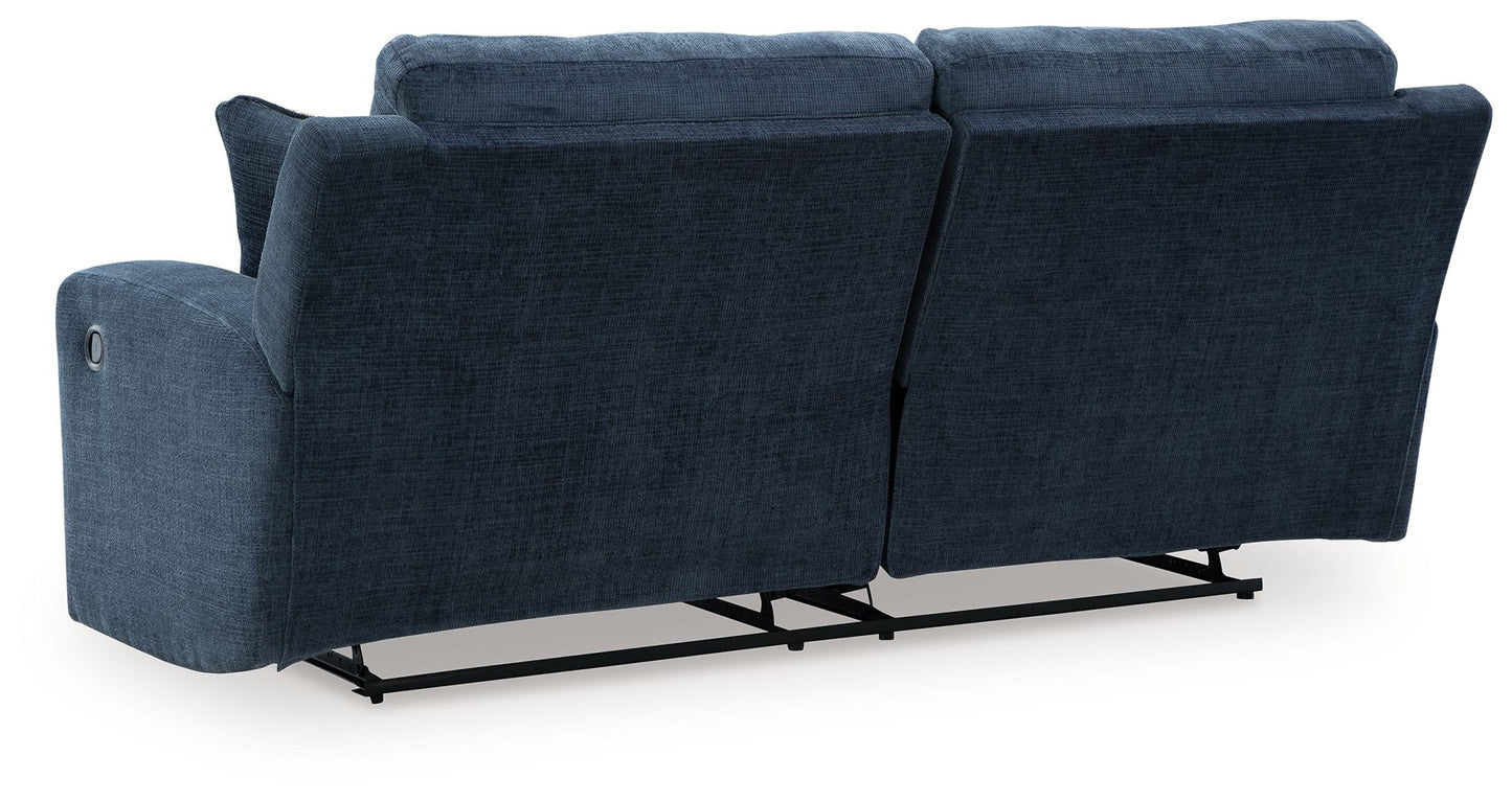 Danum - 2 Seat Reclining Sofa - Fabric - Ink