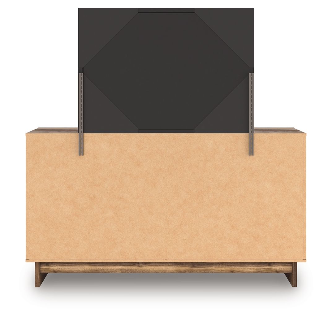 Chirason - Brown - Six Drawer Dresser And Mirror