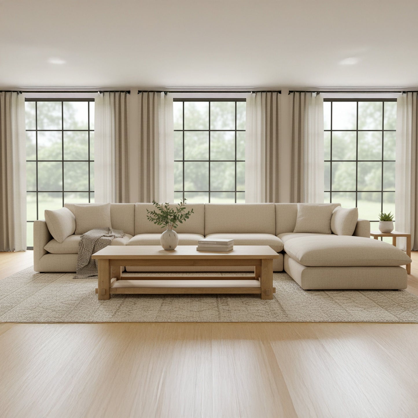 Townes - Lounge Modular Sectional - Sand