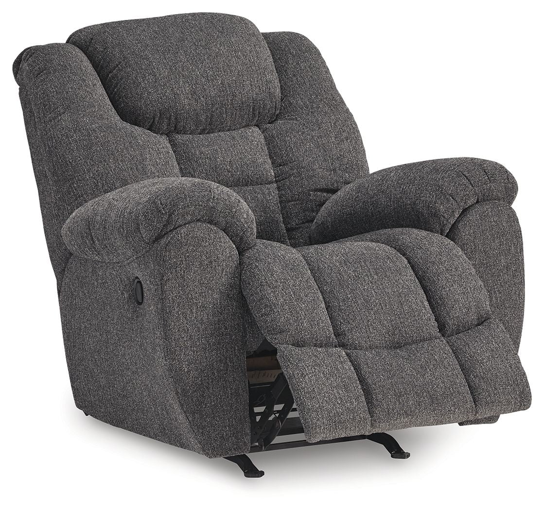 Foreside - Rocker Recliner - Fabric - Charcoal
