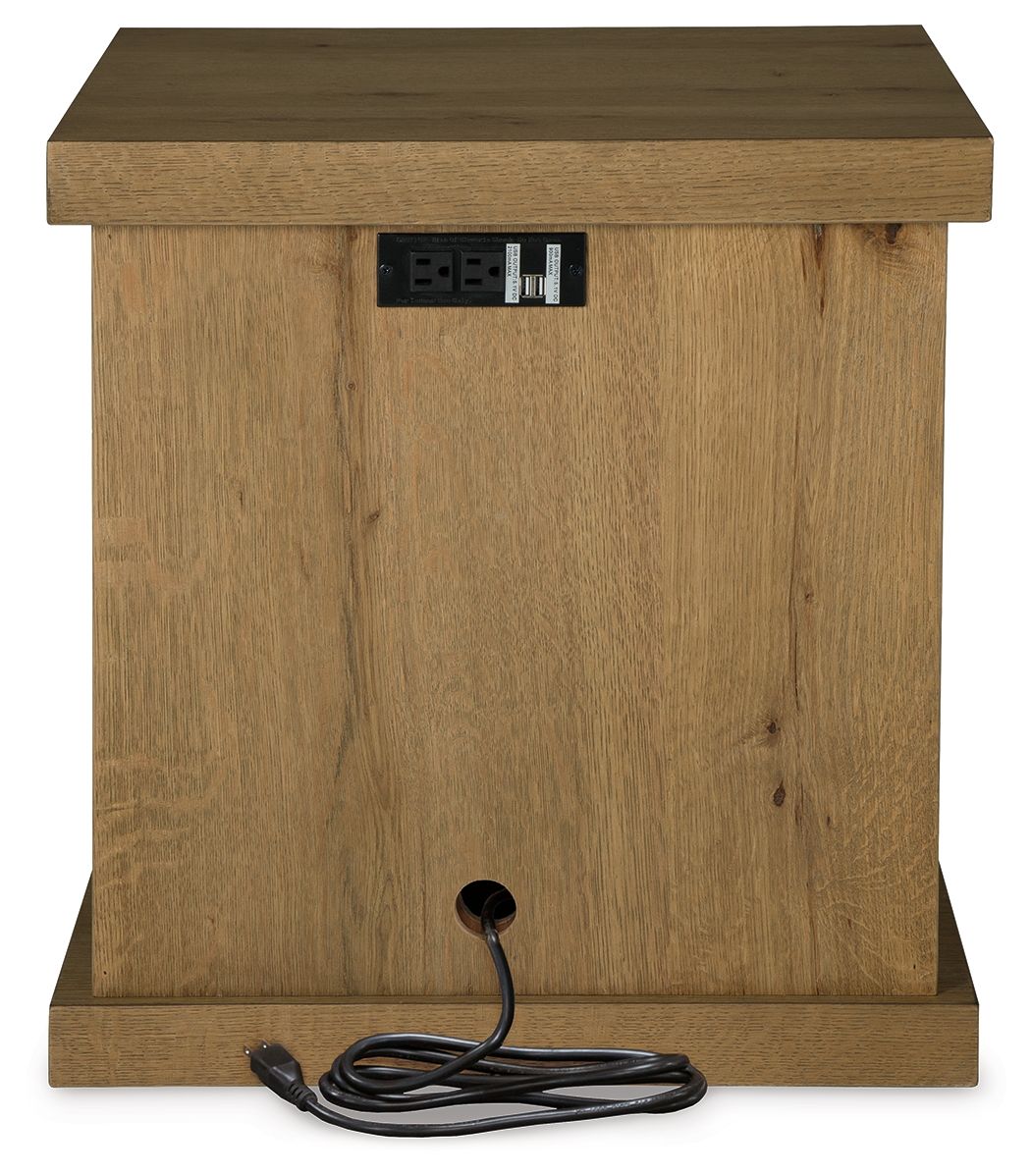 Brinstead - Light Brown - Chair Side End Table
