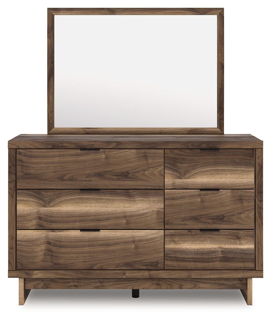 Chirason - Brown - Dresser And Mirror
