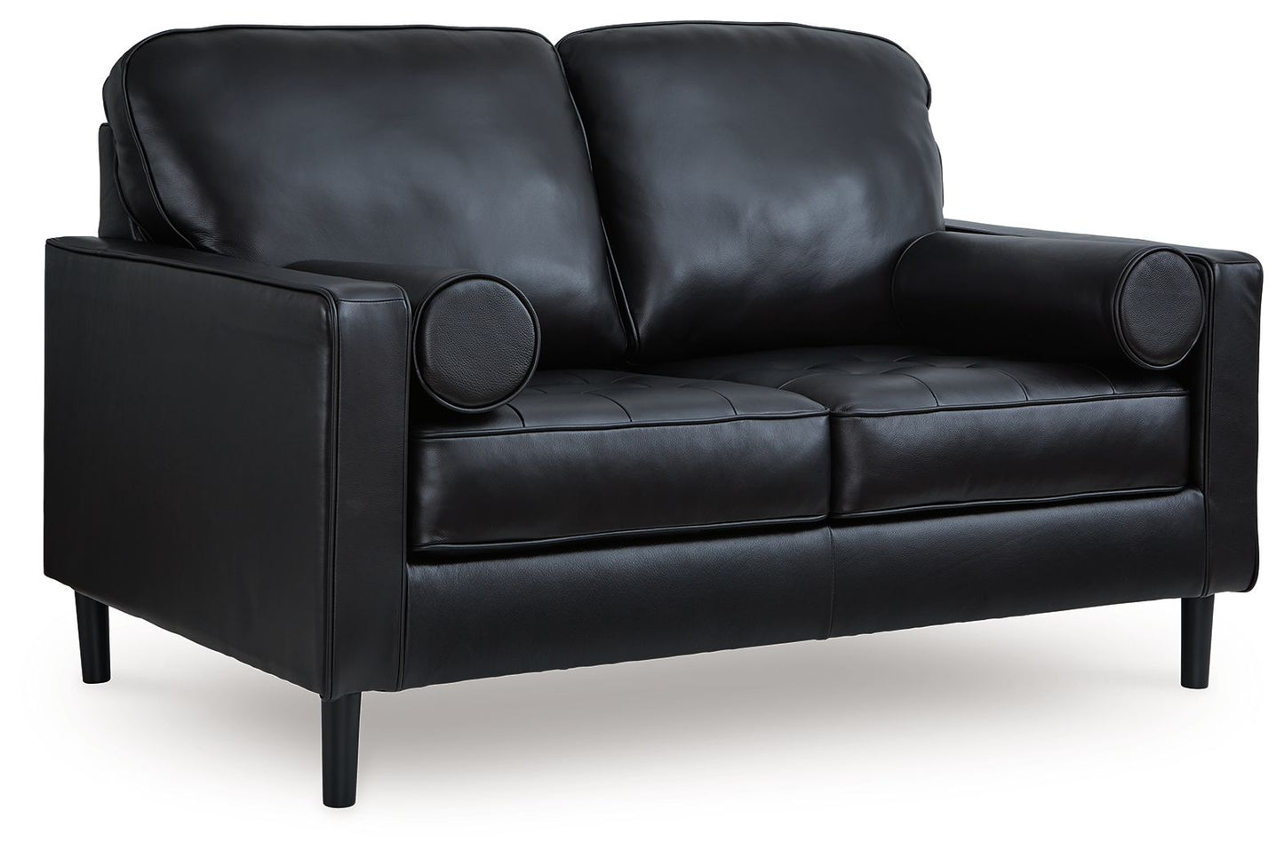 Bryceview - Loveseat - Leather Match - Onyx