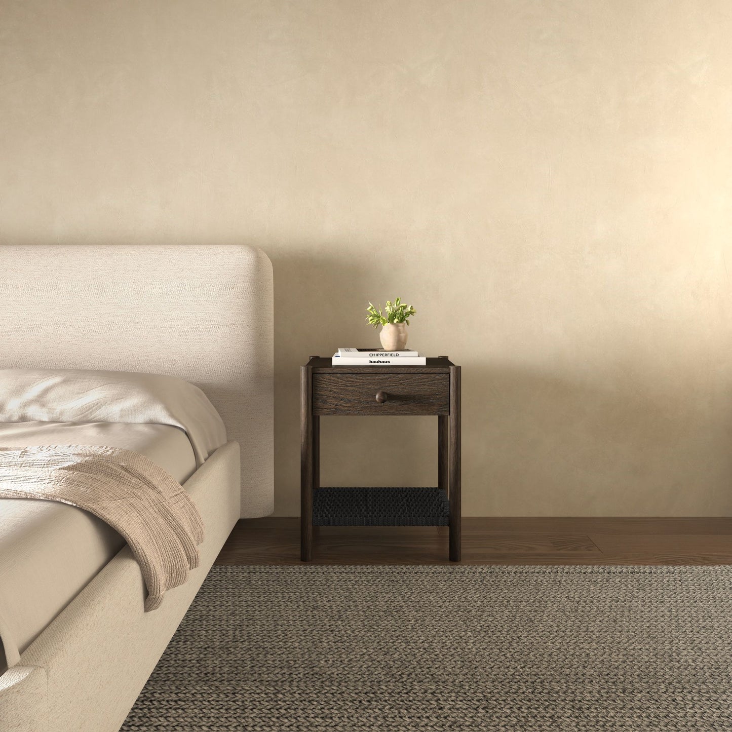 Millie - Accent Nightstand - Dark Brown