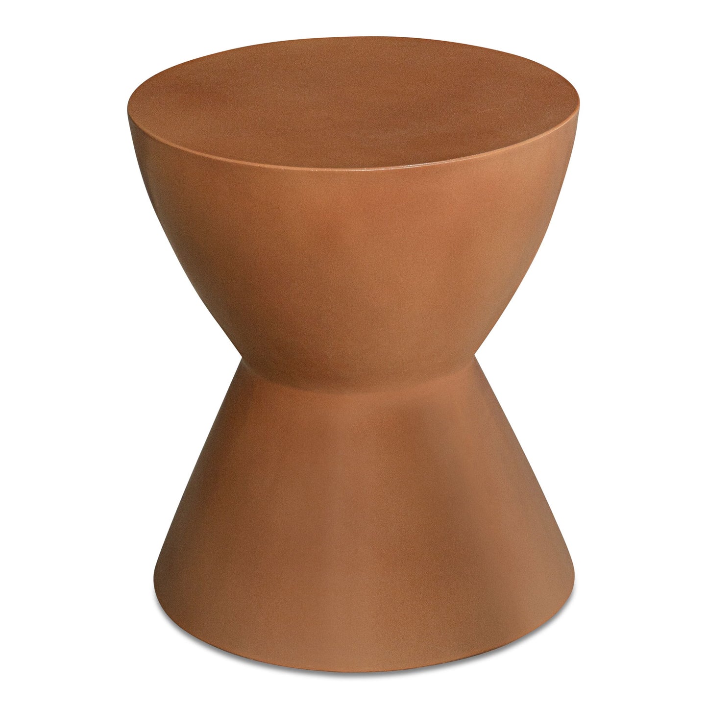 Hourglass - Outdoor Stool - Terracotta