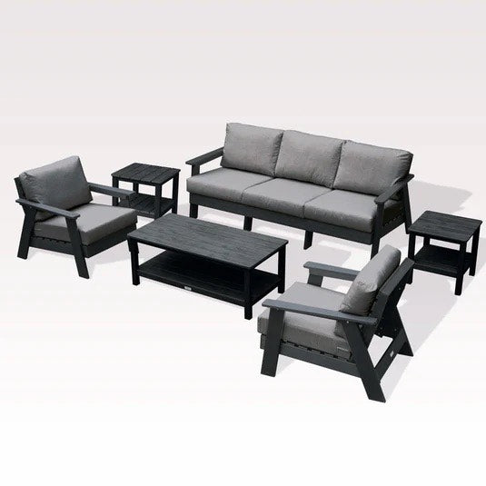 Hazelnut Black Polymer Sofa Collection Sunbrella® Cushion