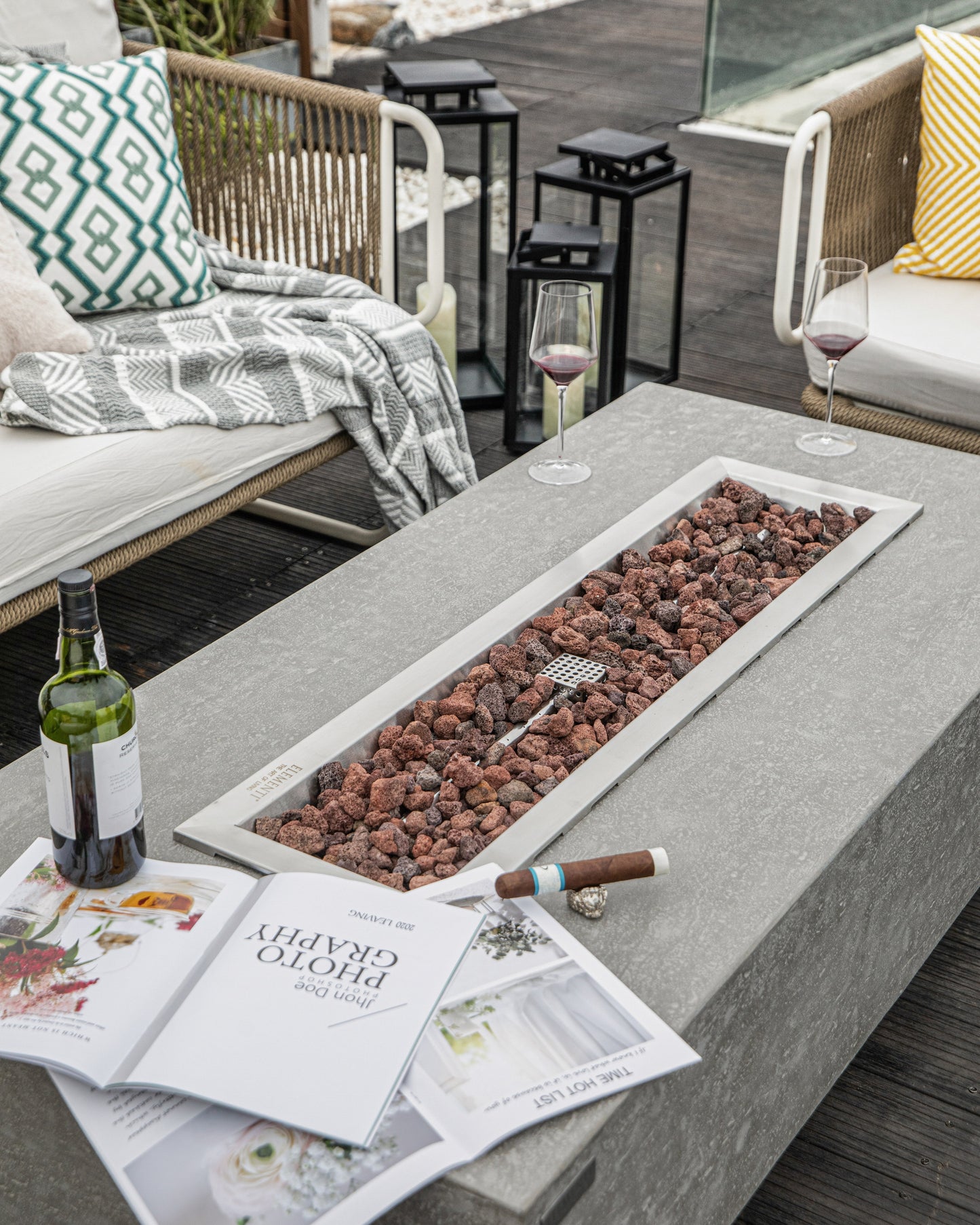 Elementi Kingsdale Fire Table