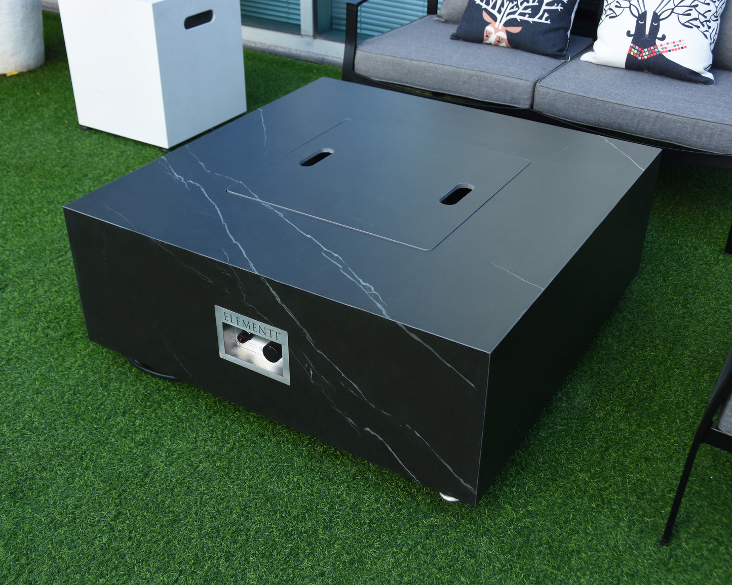 Elementi Plus Sofia Porcelain Fire Table