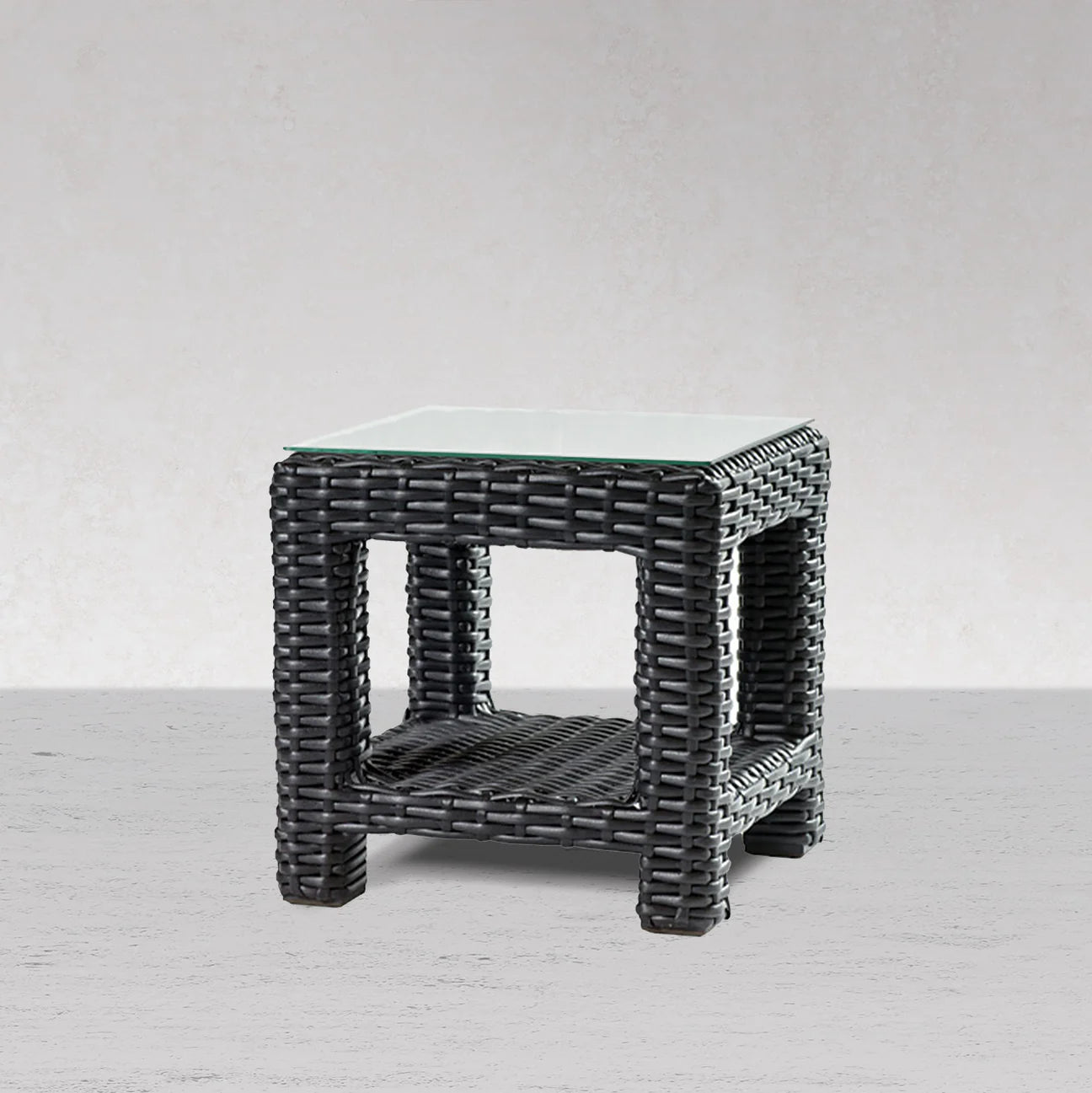 Trillium Collection Black Wicker With Sunbrella Fabric