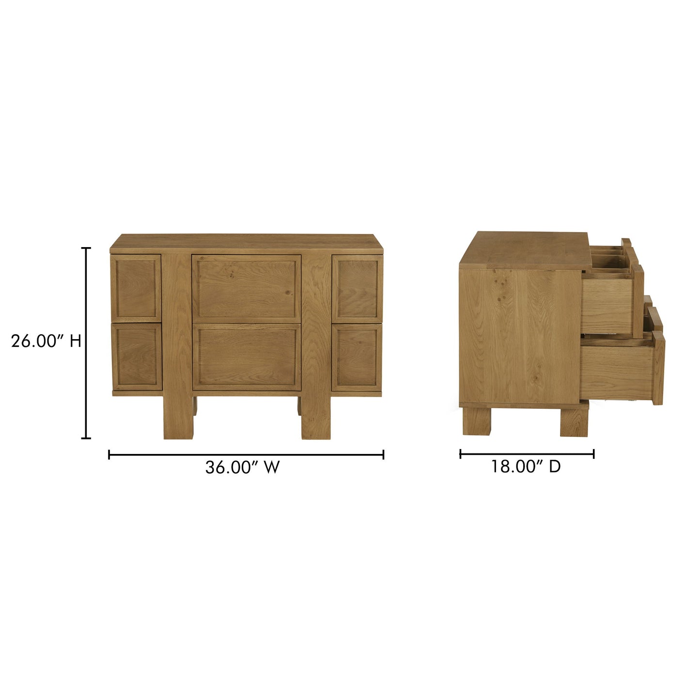 Henley - Nightstand - Brown