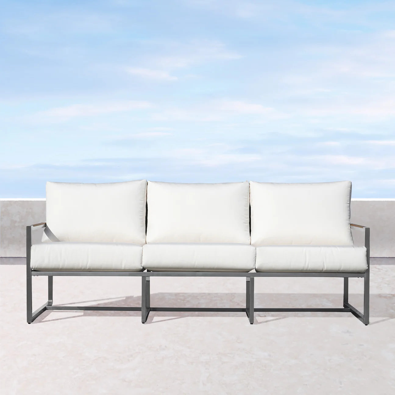 Acacia Outdoor Sofa Collection With Sunbrella Fabric