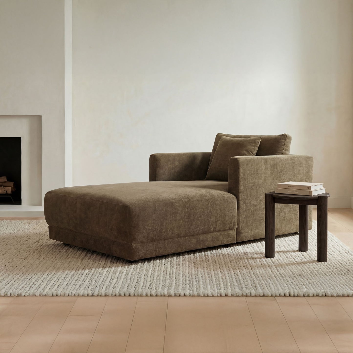 Jack - Side Table - Brushed Dark Brown