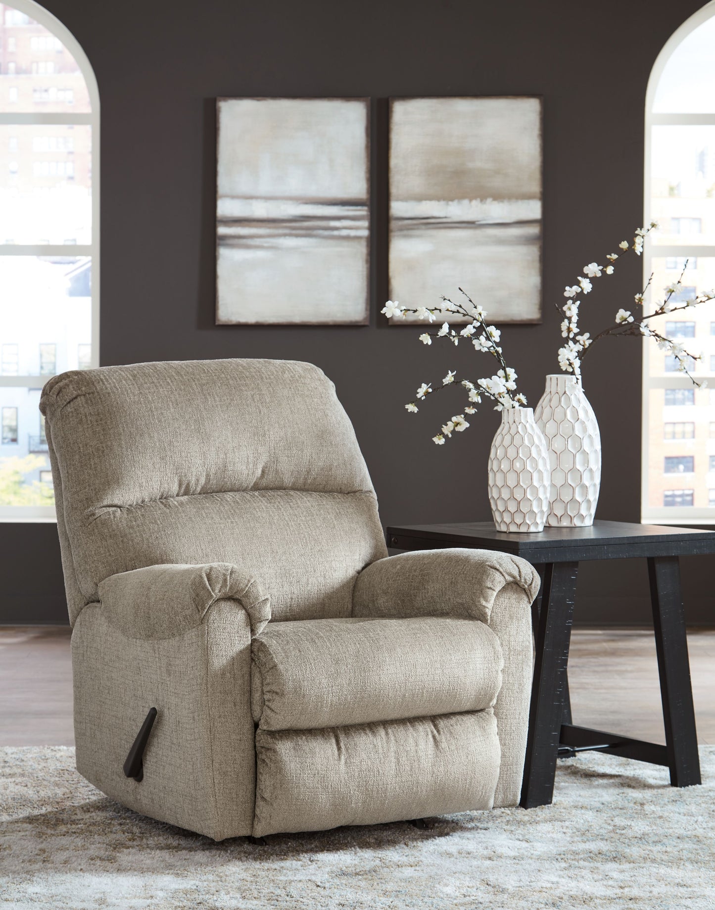 Stonemeade - Rocker Recliner - Fabric - Taupe