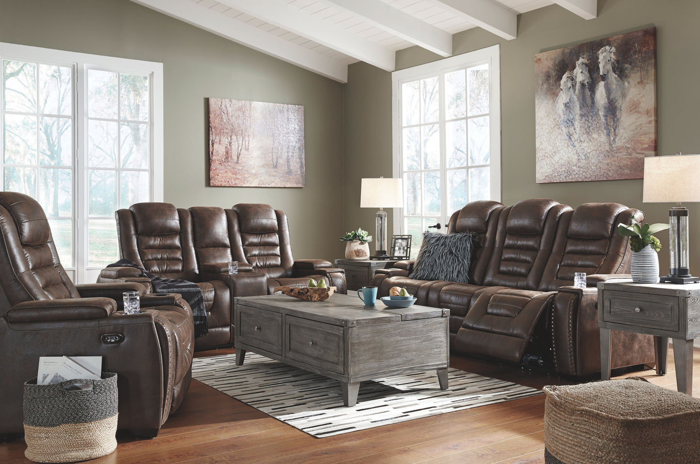 Game - Bark - PWR REC Sofa with ADJ Headrest