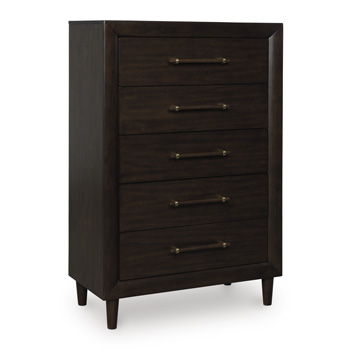 Dantenton - Five Drawer Chest - Merlot
