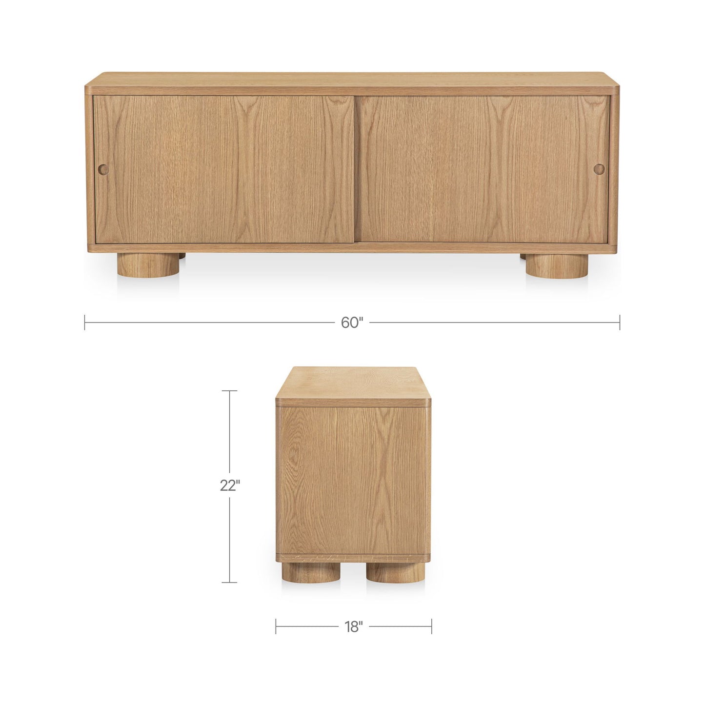 Hobbs - Media Unit - Natural