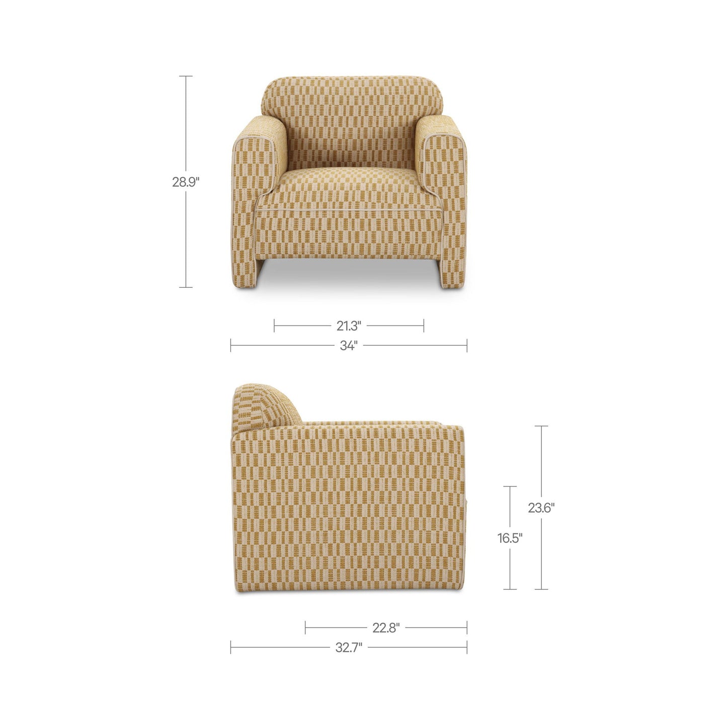 Leo - Accent Chair - Chartreuse