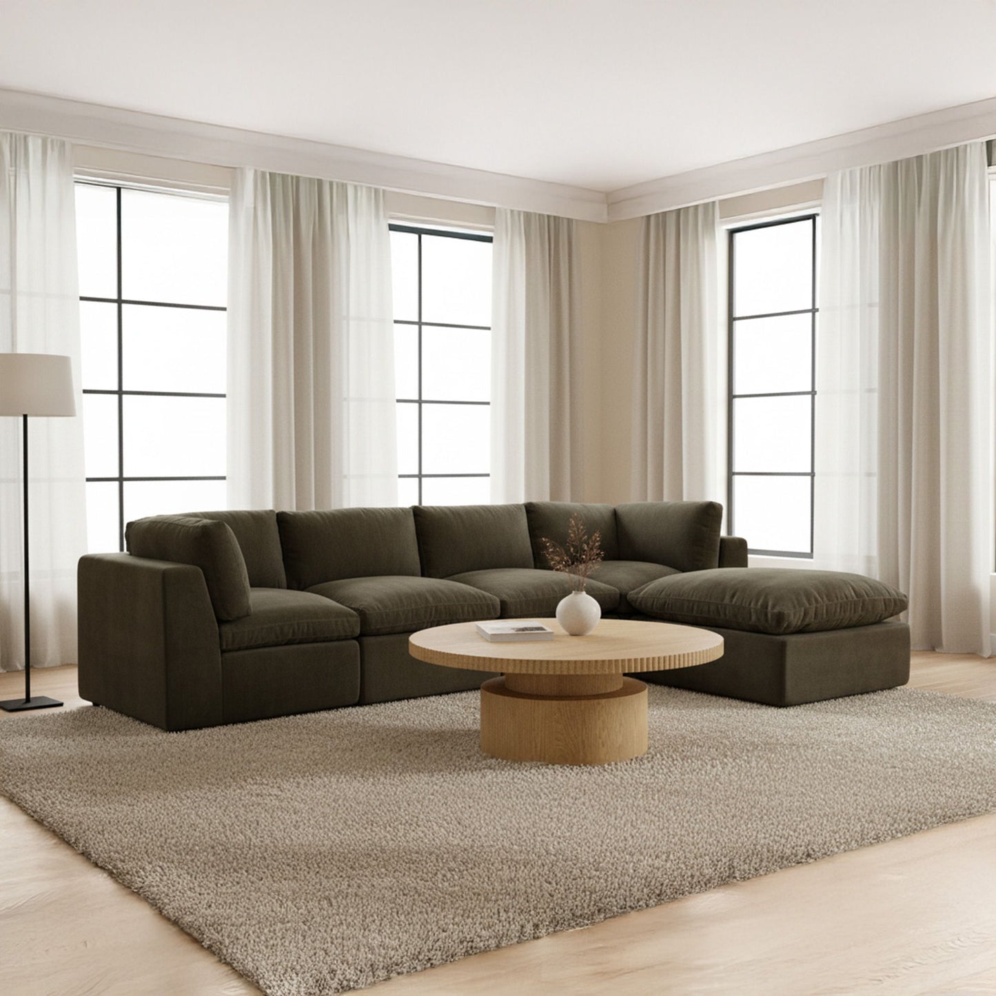 Cates - Nook Modular Sectional - Dark Green