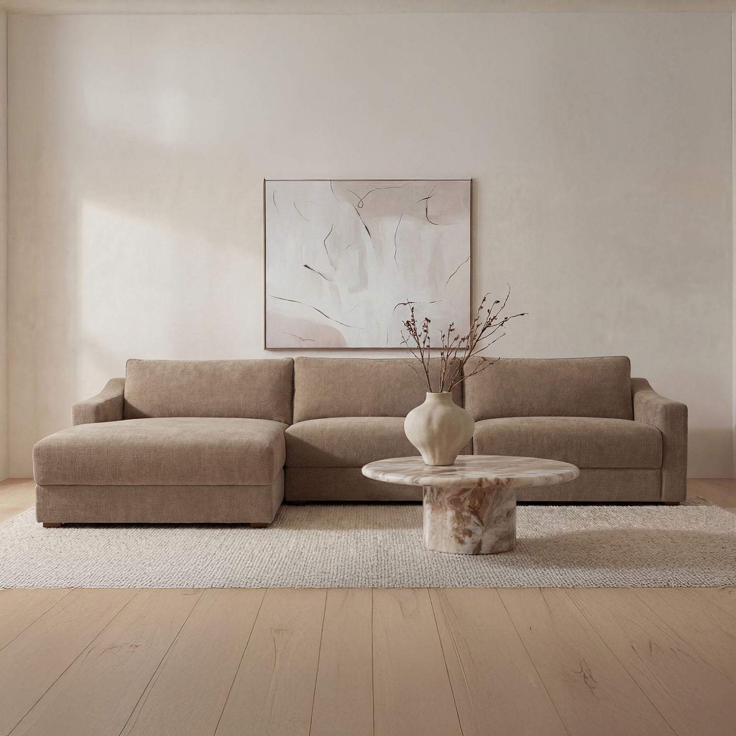 Farrow - Left Sectional - Taupe