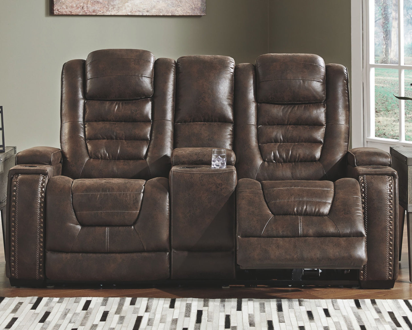 Game - Bark - PWR REC Loveseat/Con/Adj HDRST