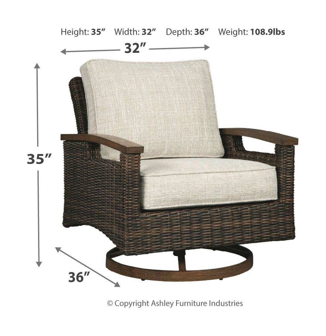 Paradise Trail - 3 Pc. - Lounge Set - Medium Brown