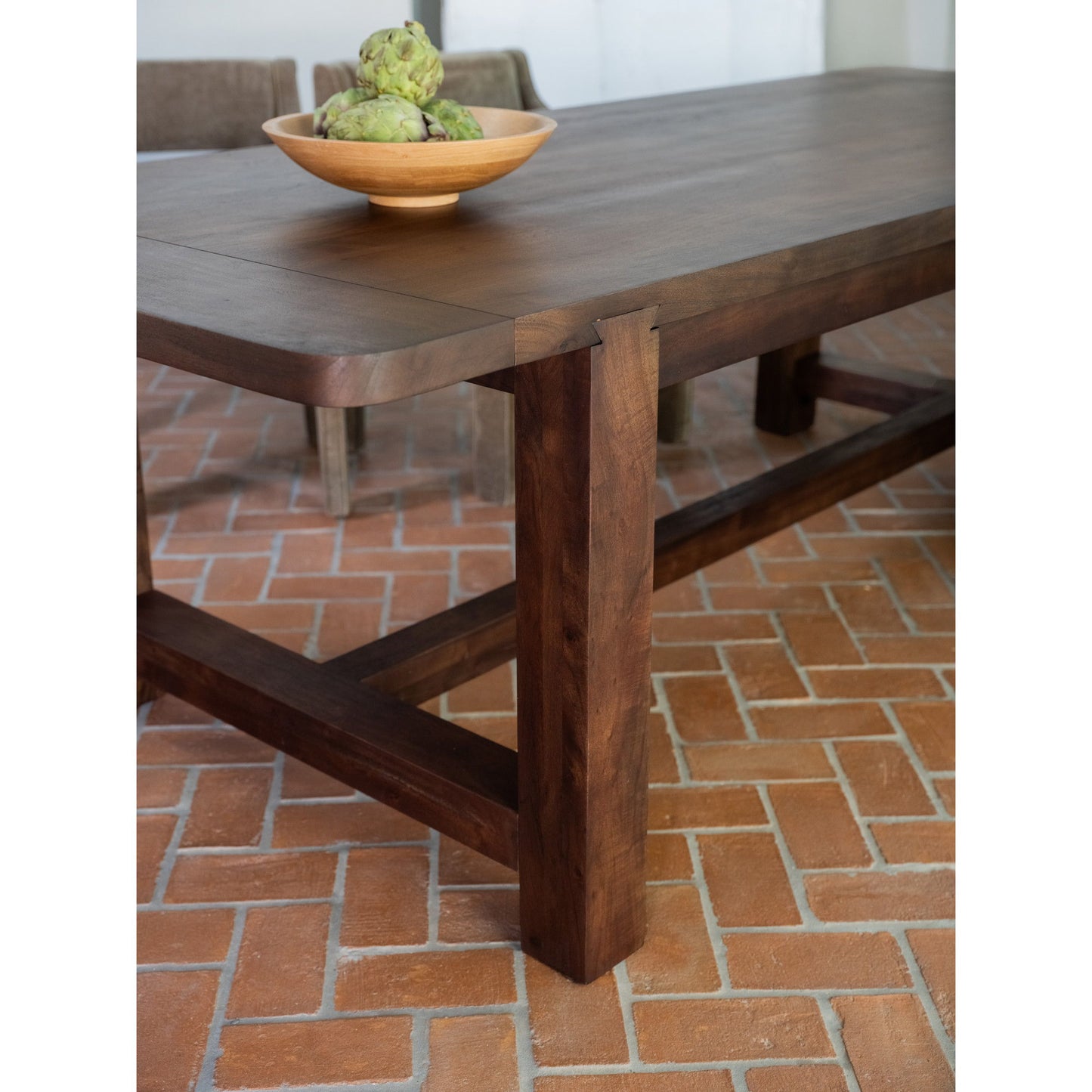 Wilson - Small Dining Table - Warm Brown