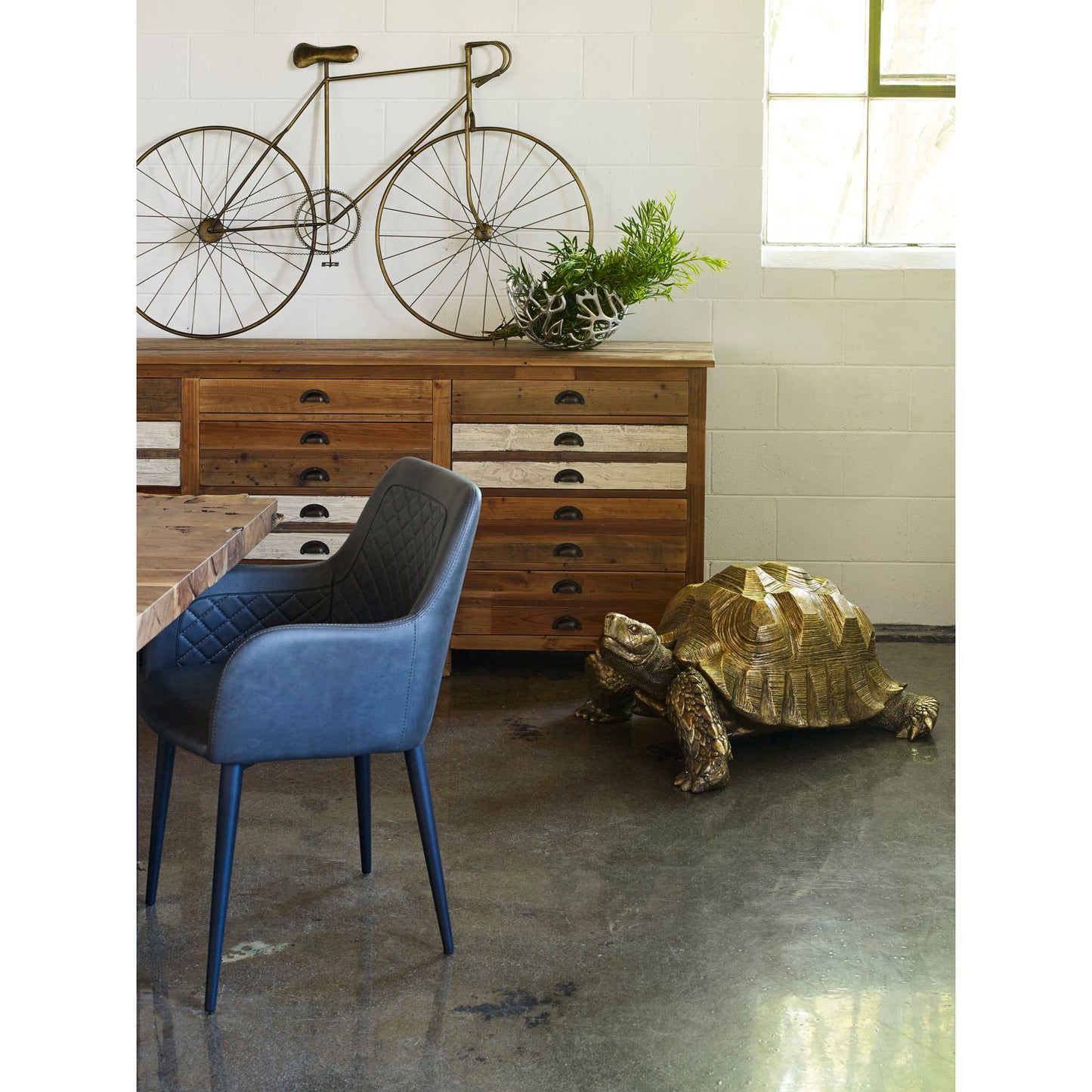 Bent - Large Dining Table - Natural Stain