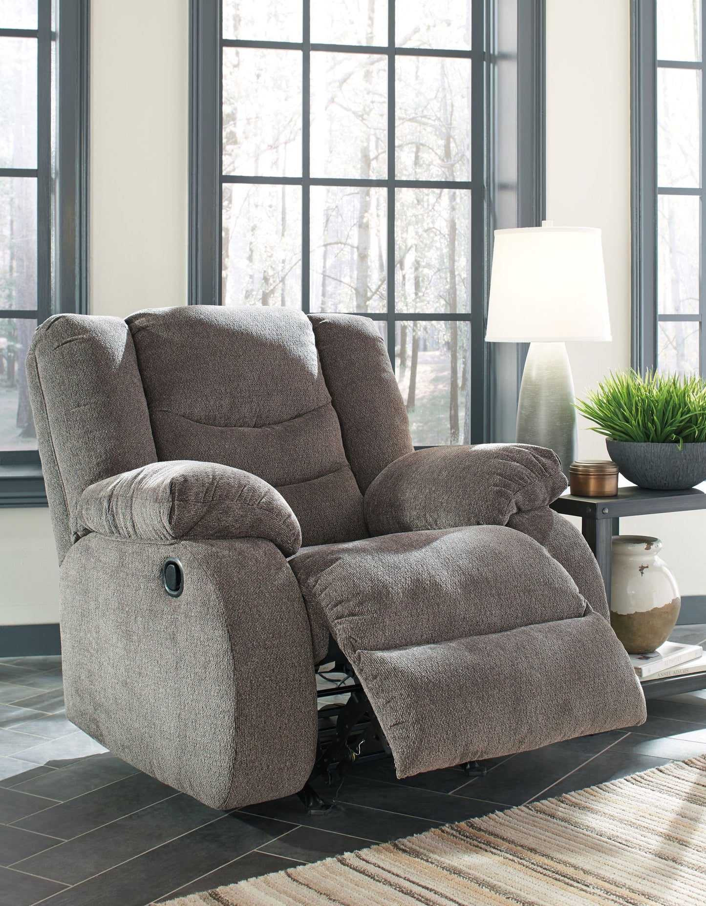 Tulen - Dark Gray - Rocker Recliner