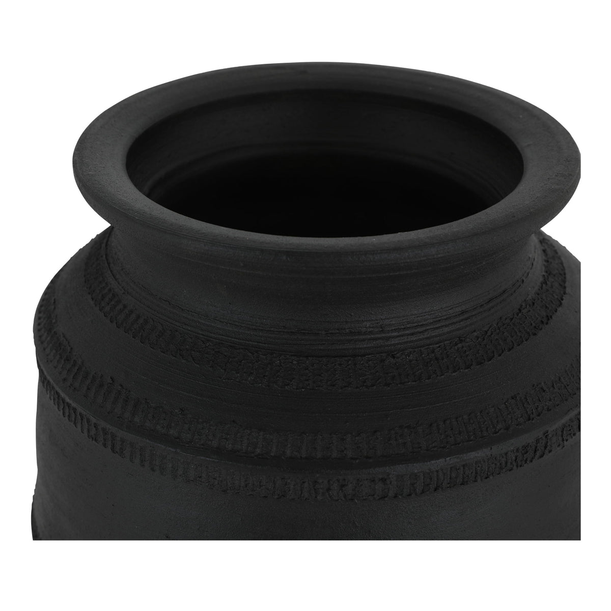 Astra - Terracotta Vessel - Black / Terracotta