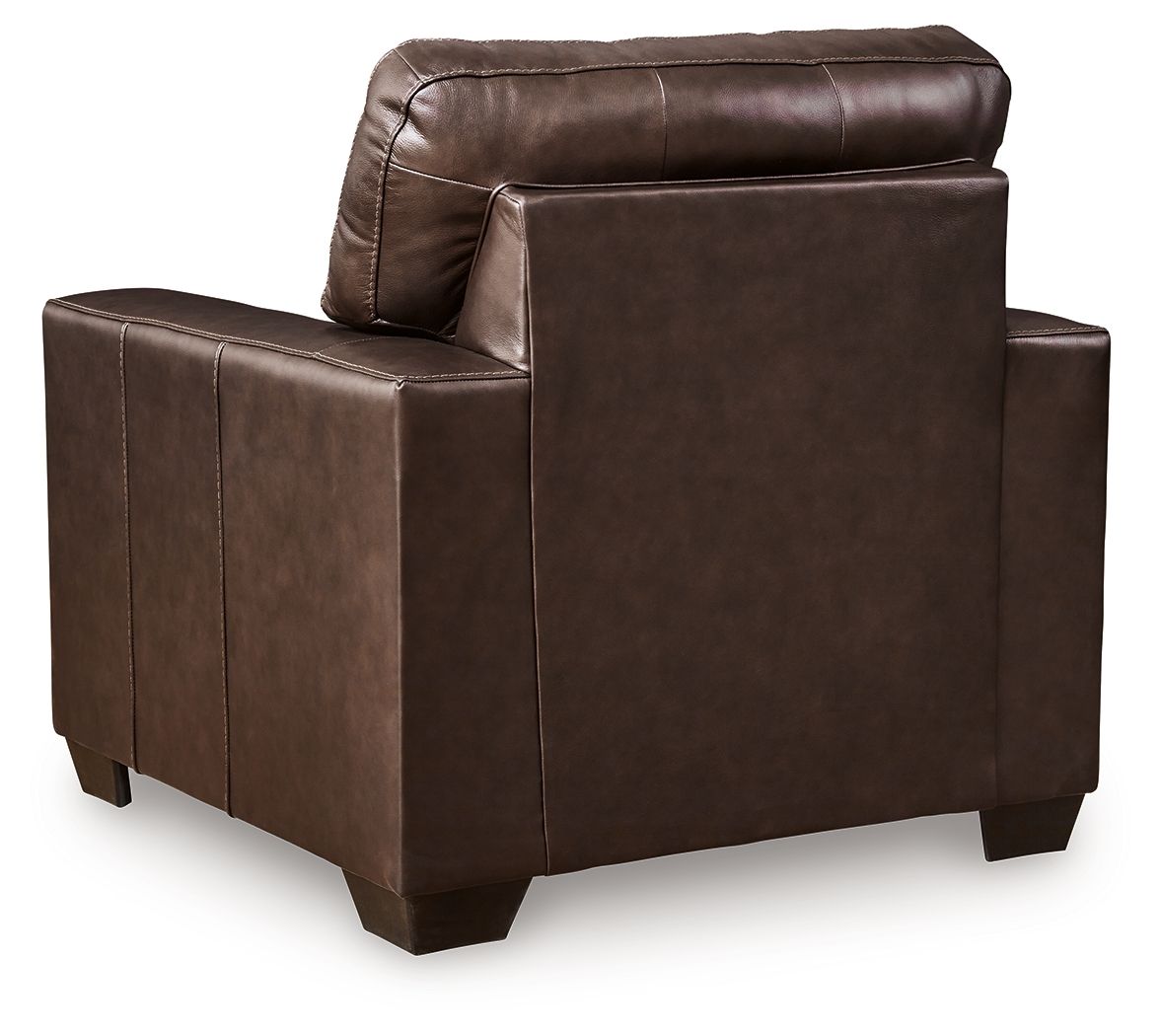 Santorine - Chair - Leather Match - Dark Brown