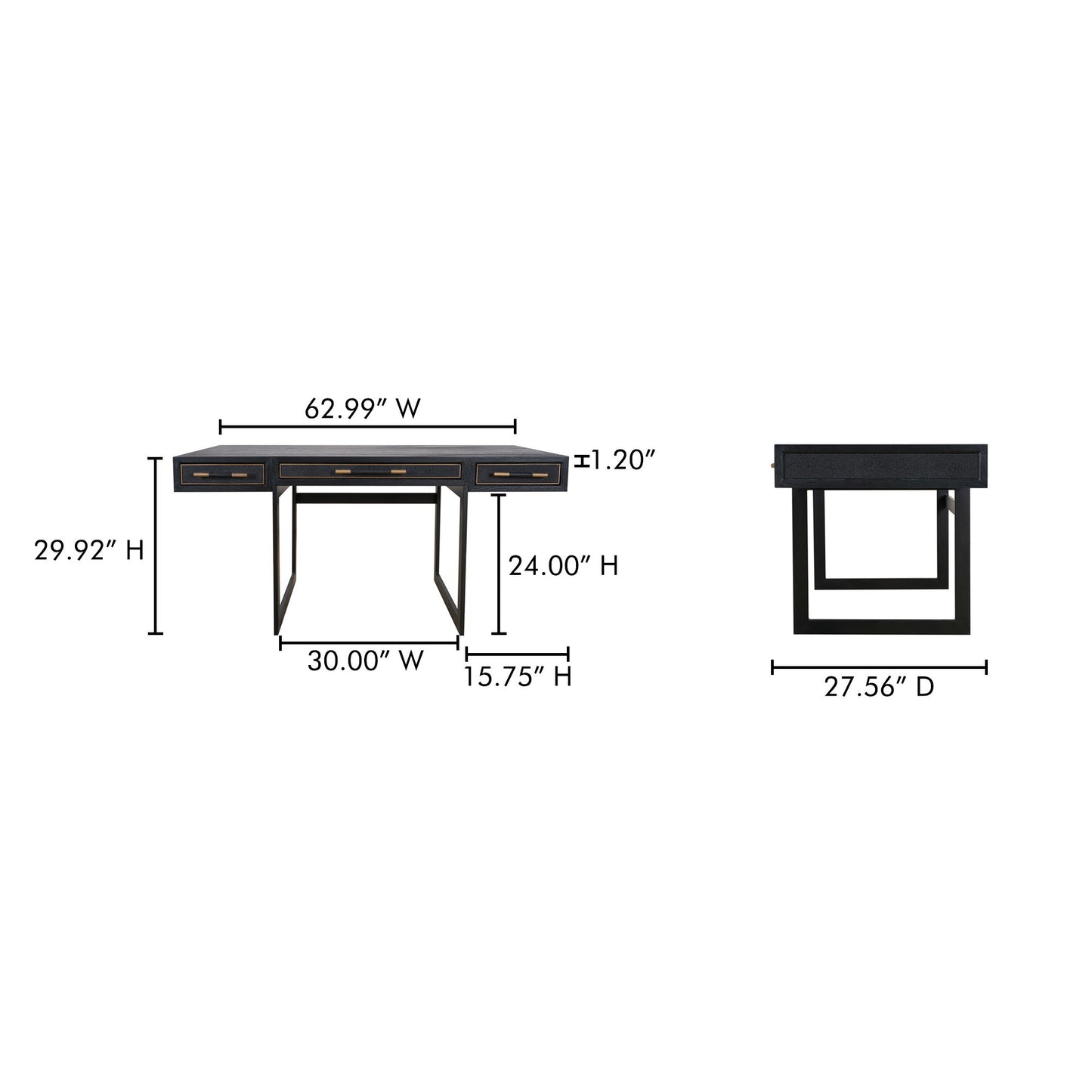 Mako - Desk - Black