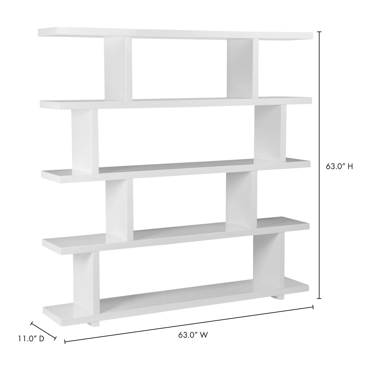 Miri - Large Shelf - White
