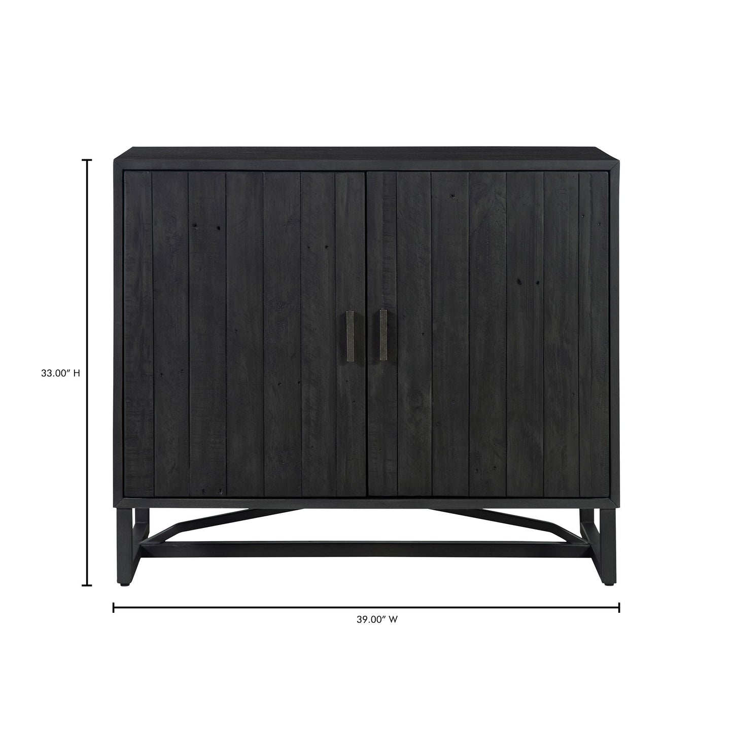 Sierra - 2 Door Cabinet - Black