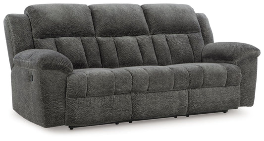 Frohn - Reclining Sofa - Fabric - Graphite