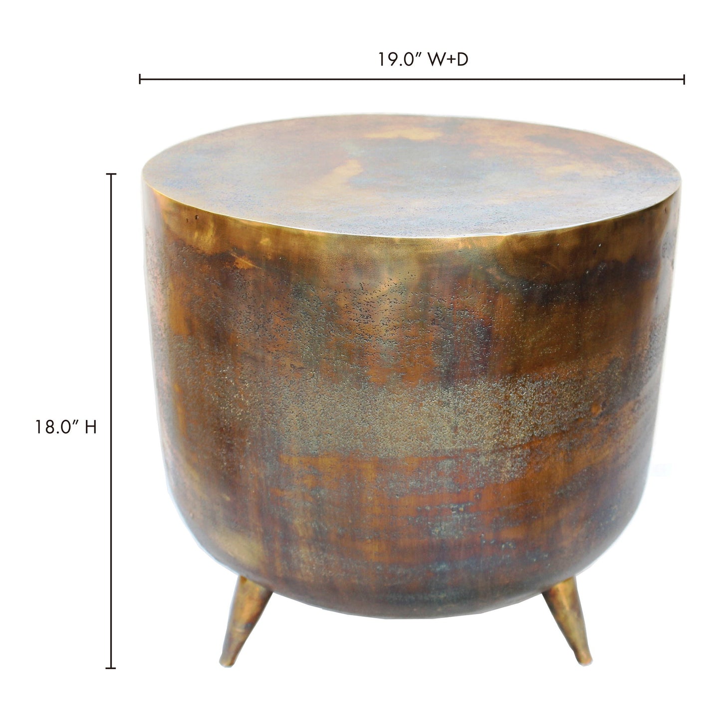 Kettel - Accent Table - Brass