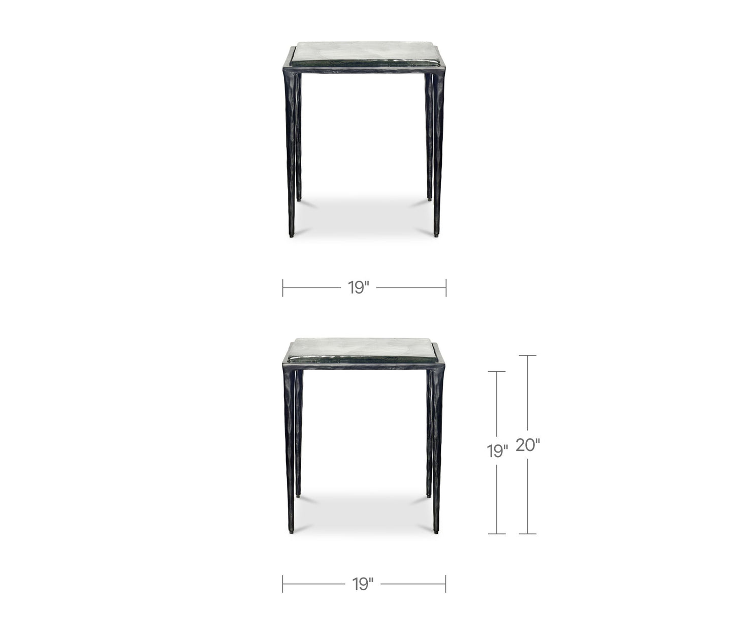 Mari - Side Table - Clear