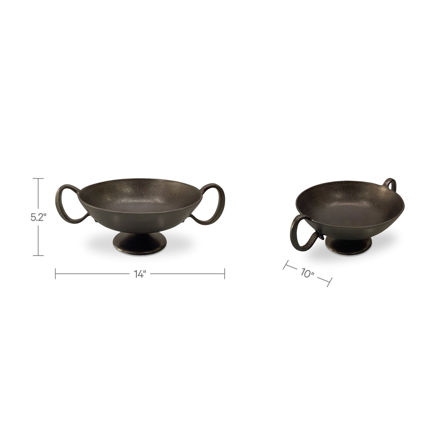 Floris - Decorative Bowl - Antique Brass