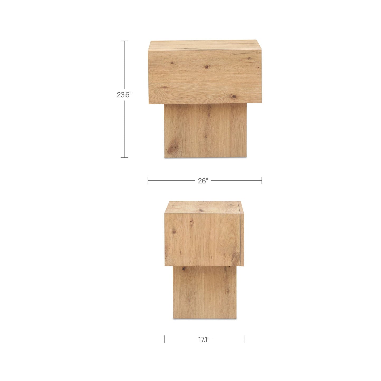 Shawn - Nightstand - Natural