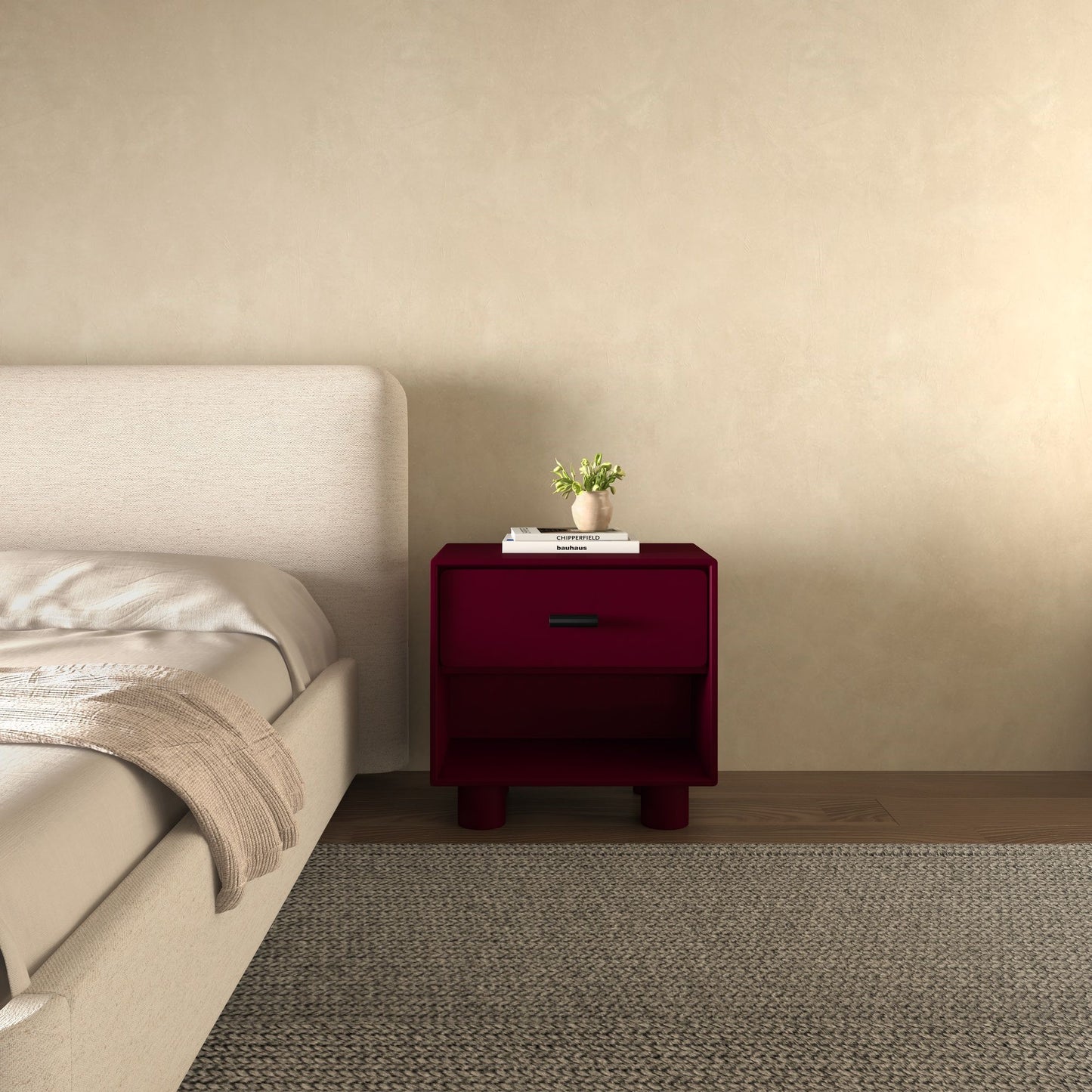 Jolene - Accent Nightstand - Red